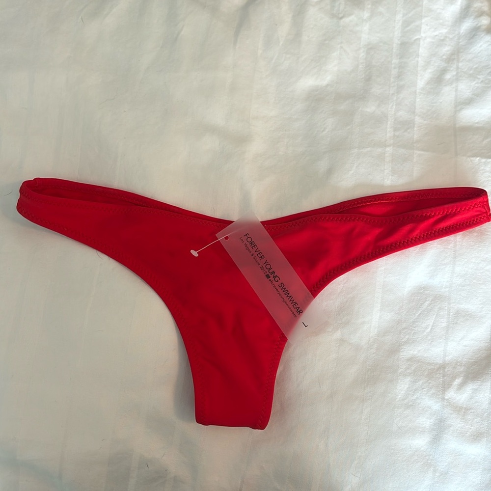 NWT red bikini bottom